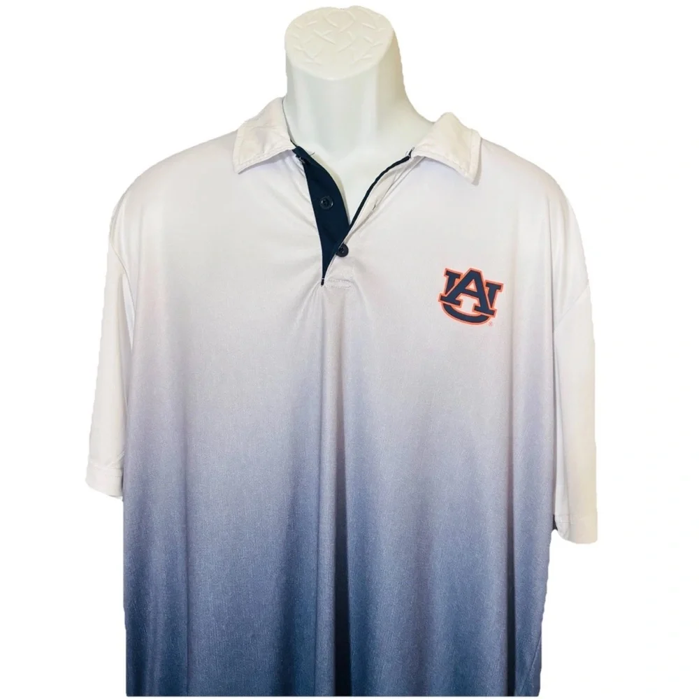 Auburn Tigers Men's XL Colosseum Magic Team Logo Polo Shirt Performance
